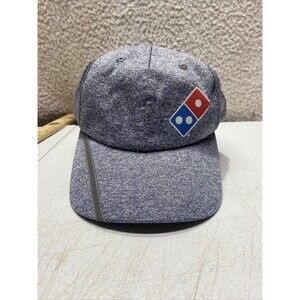 Dominos Pizza Hat Cap Delivery Gear Crew Employee Blue Adjustable Reflective